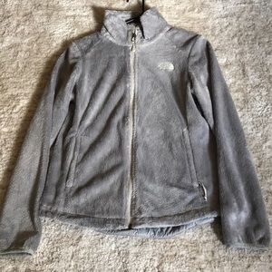 north face fuzzy zip up